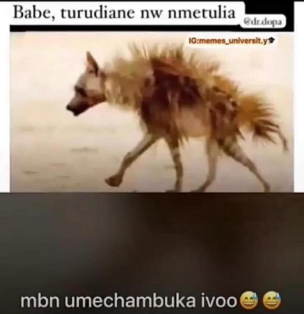 😂😂mambo ya kuchambuka sio