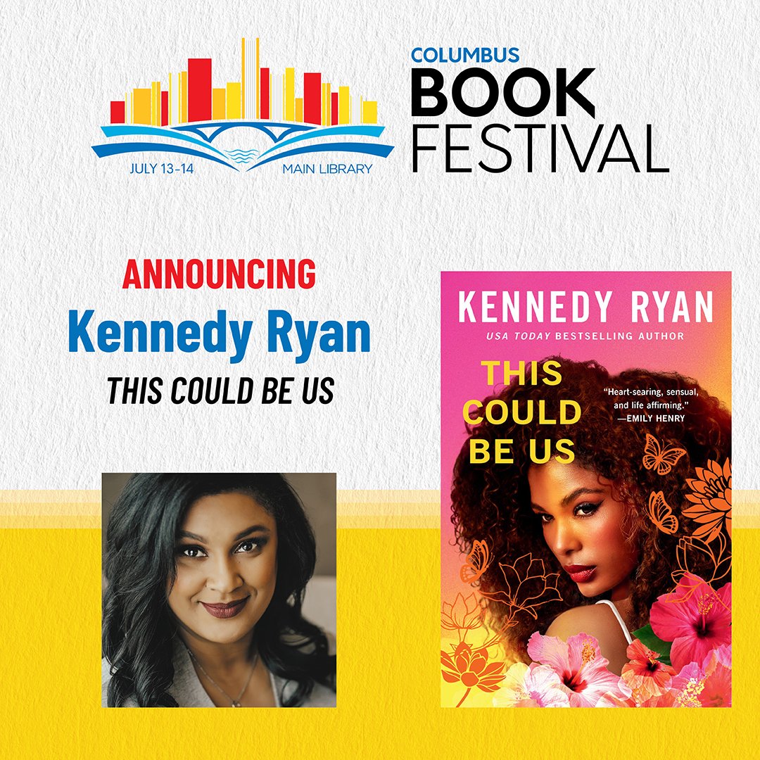 Ohio!!! I'm coming! I’ll be in Columbus, Ohio on July 13-14 to take part in the Columbus Book Festival talking about my latest book, This Could Be Us. I hope to see you there! Learn more at columbusbookfestival.org.