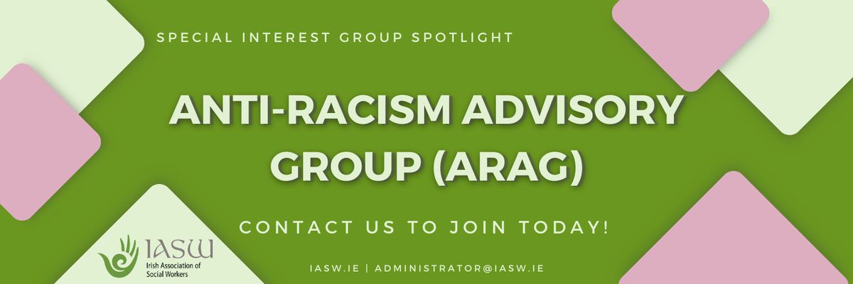 #Socialworker, play a pivotal role in addressing social injustices, and join IASW's ARAG Special Interest Group. We are creating lasting change in our communities. Join our committee today and be a driving force for equity and inclusion. @nisarg_nagwadia iasw.ie/location-iasw#…
