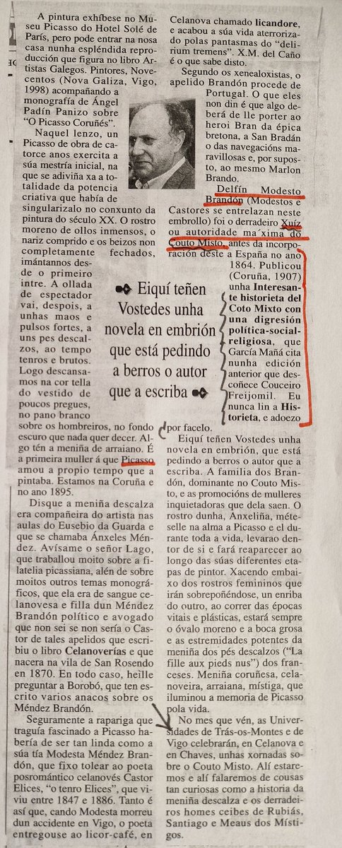 Xavier Feix (@limiator) on Twitter photo "A meniña descalza", un boisimo artigo de #MéndezFerrín de 1999 onde aparecen interrelacionados un retrato dunha meniña da Coruña de 1895, o pintor #Picasso e Modesto Brandón, un dos derradeiros xuices do #CoutoMixto #CoutoMisto @dosmistos <a href="/serxiomaria/">Serxio María 🇪🇺</a> <a href="/portasdoxures/">Portas do Xurés</a> <a href="/echeoqhai/">O'Iván 🦁🐲</a> "A meniña descalza", un boisimo artigo de #MéndezFerrín de 1999 onde aparecen interrelacionados un retrato dunha meniña da Coruña de 1895, o pintor #Picasso e Modesto Brandón, un dos derradeiros xuices do #CoutoMixto #CoutoMisto @dosmistos <a href="/serxiomaria/">Serxio María 🇪🇺</a> <a href="/portasdoxures/">Portas do Xurés</a> <a href="/echeoqhai/">O'Iván 🦁🐲</a>
