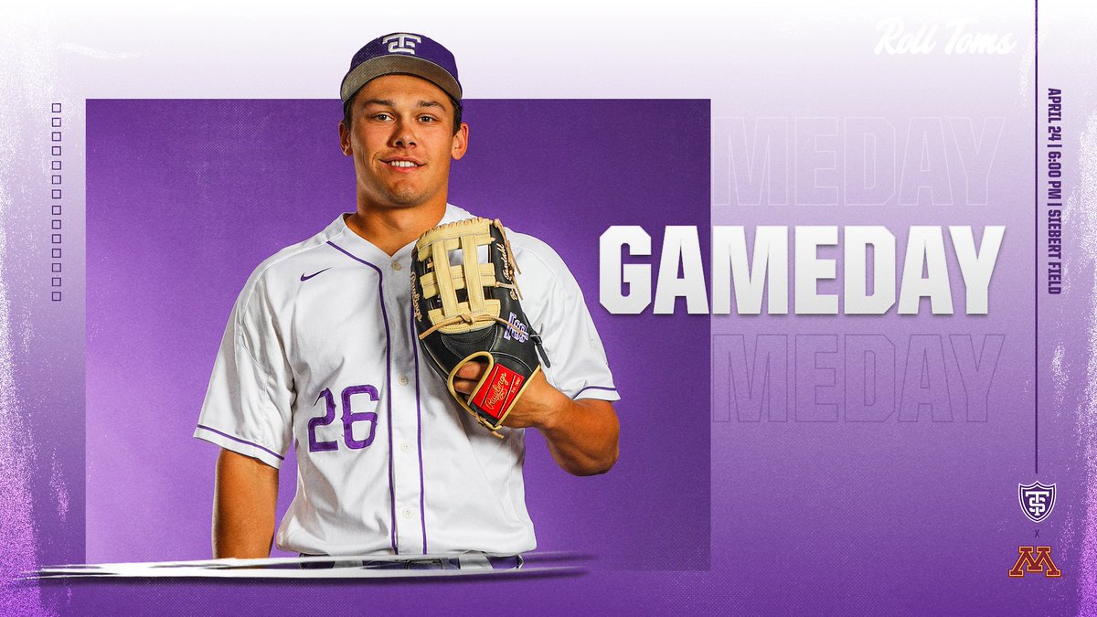 Ready for round two

🆚 Minnesota
⏰ 6:00 PM
📍Siebert Field
📺 Big Ten+
📊 tinyurl.com/3btb6t3z

#RollToms