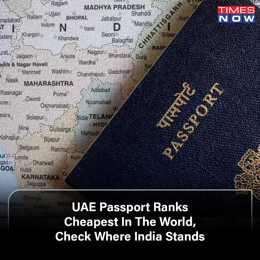 UAE Passport Ranks Cheapest In The World, Check Where India Stands The Indian passport proves to be cost-effective, its scope for visa-free travel remains somewhat limited. Read more: timesnownews.com/india/uae-pass…