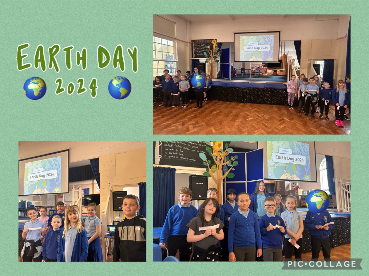 🌍Blwyddyn 3&4🌍 We have been working hard over the last few days learning all about #EarthDay2024! We have discussed ways of helping our planet, made pledges, planted sunflowers and even conducted a class assembly🌎🌻🌲🌳🌸