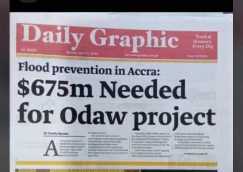 hughes_onair's tweet photo. The same Odaw that someone dredged for free? The same Odaw that Auntie Ceci used $43 million to dredge now requires $675 million for a project? Oh, nice. https://t.co/cfCoWrmE5N