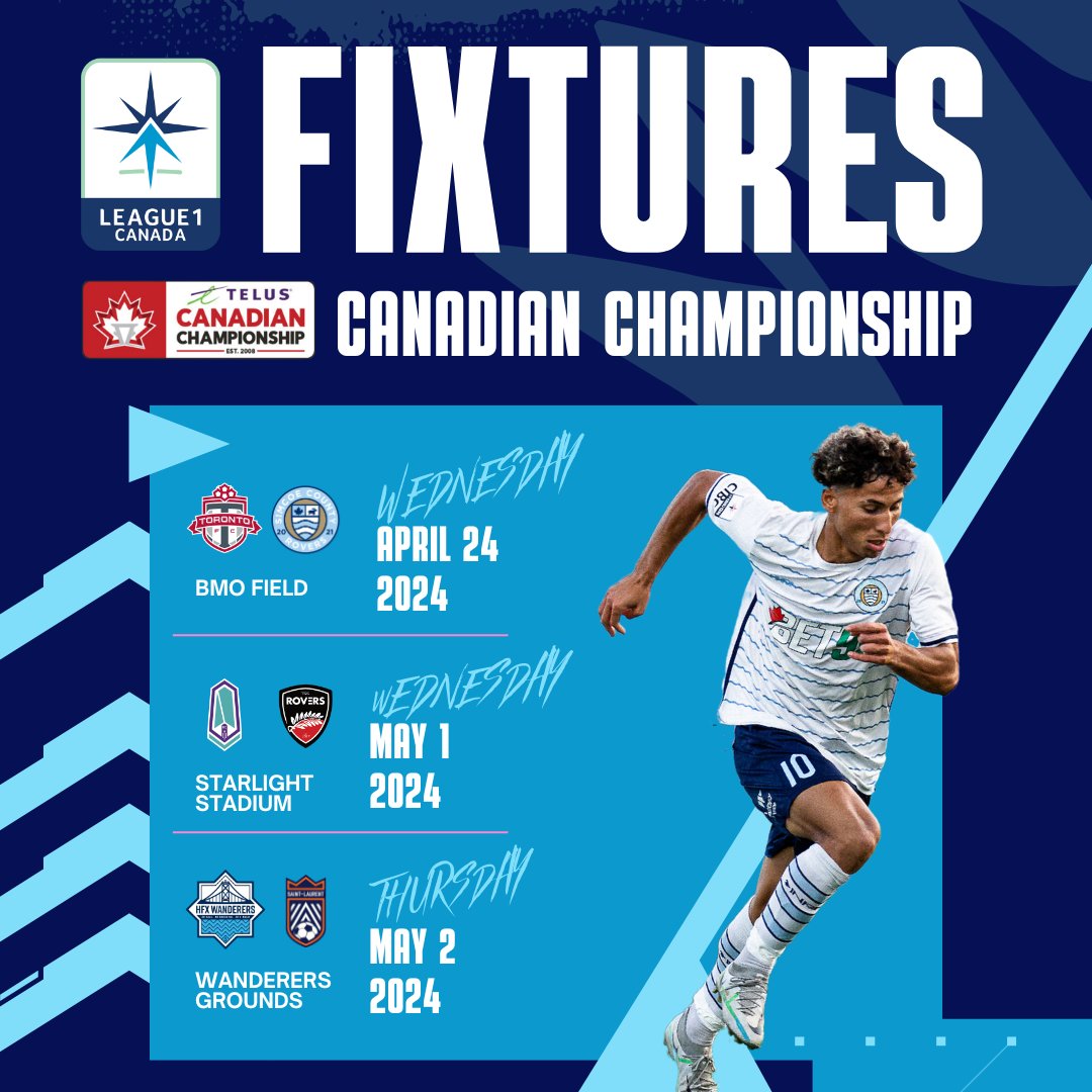 Moments to remember. 🙌 3️⃣ League1 champions are taking on professional teams in the TELUS Canadian Championship across the next eight days. Here's a glance at each of the matches 👉 sport.li/nk-l1canchamp24 #L1CA