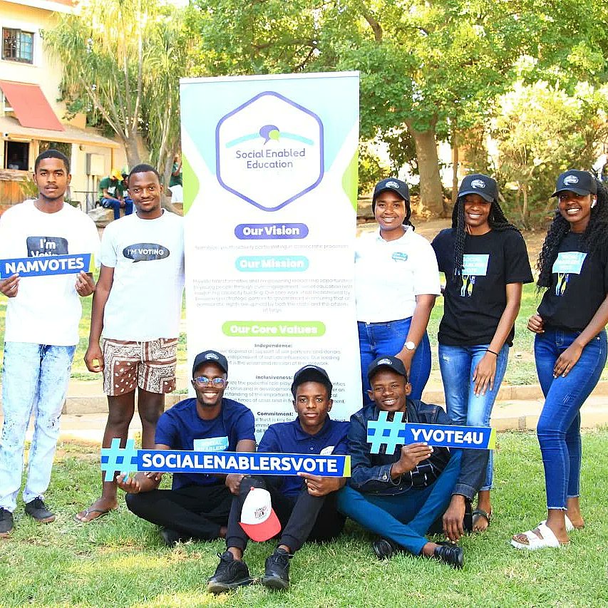 see_namibia's tweet photo. As part of our Youth Election Project (YEP), We had an outreach event at Zoo Park last Saturday to engage with young people and encourage their active participation in this year's elections. https://t.co/v0lX9CZ5Ov