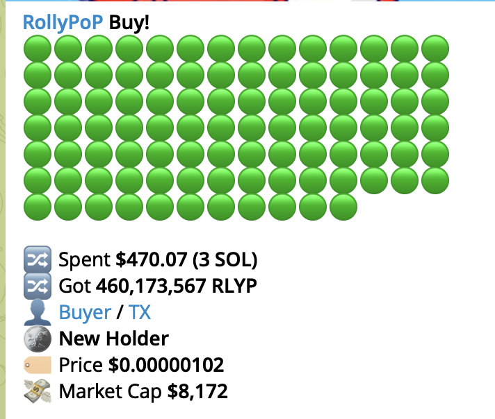 RLYP_4L's tweet photo. A Rolly Whate swam into the pool of #RLYP! Slow down guys, an easy buy of $5 is good. #memecoins #SolanaMemecoin https://t.co/bej1KvsruG