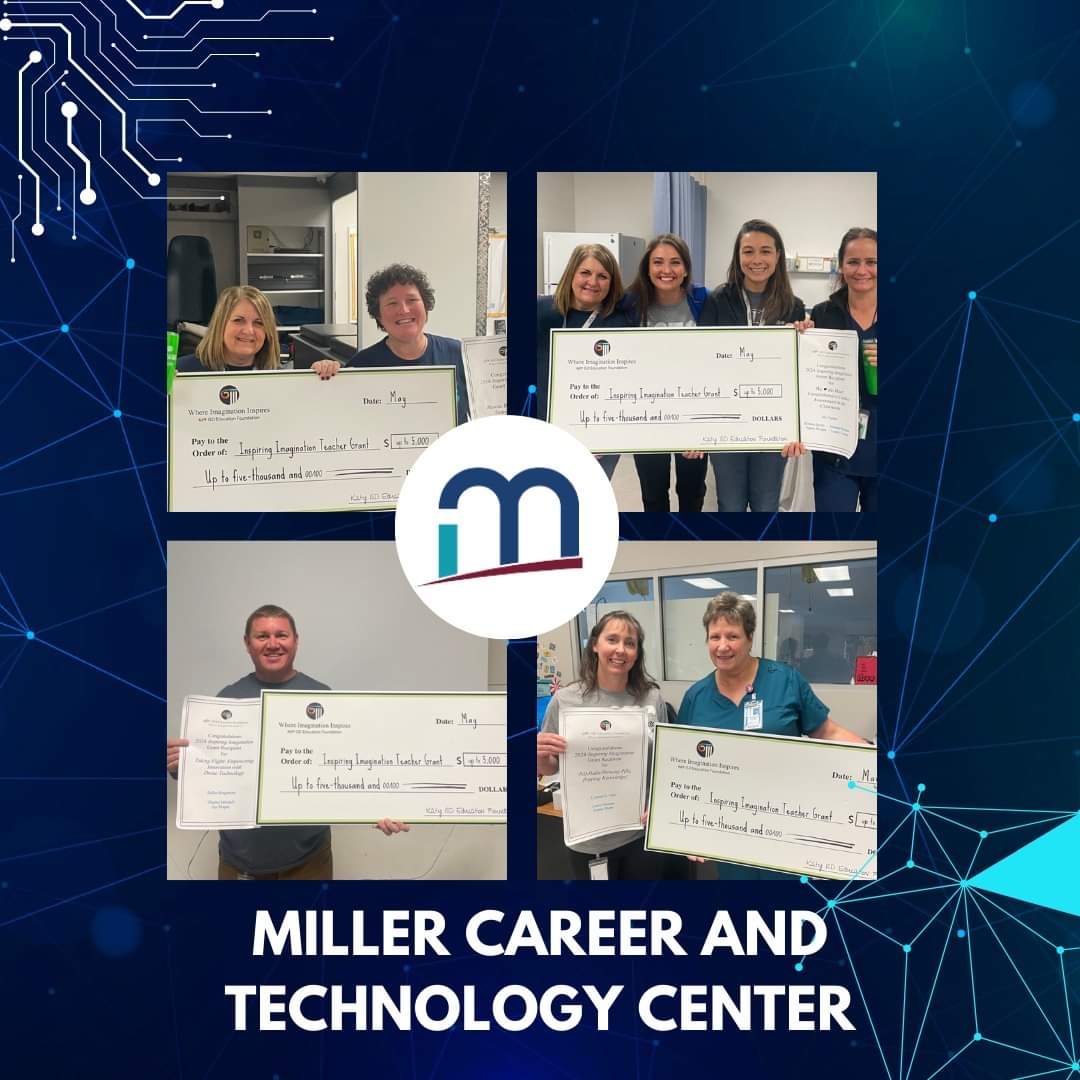 Congrats to our amazing staff members who were chosen for grants by the Katy ISD Education Foundation! They represent EMT, Clinical Rotations, Pharmacy Tech, Dental Assisting, &amp; Manufacturing Engineering. Thank you for ensuring our campus continues to grow in innovative ways!
