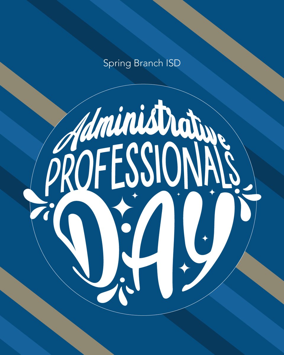 Today is Administrative Professionals Day, and we appreciate them not just today, but every day! Thank you, secretaries, admin. assistants, receptionists and other office professionals, for all you do to keep the district running smoothly!