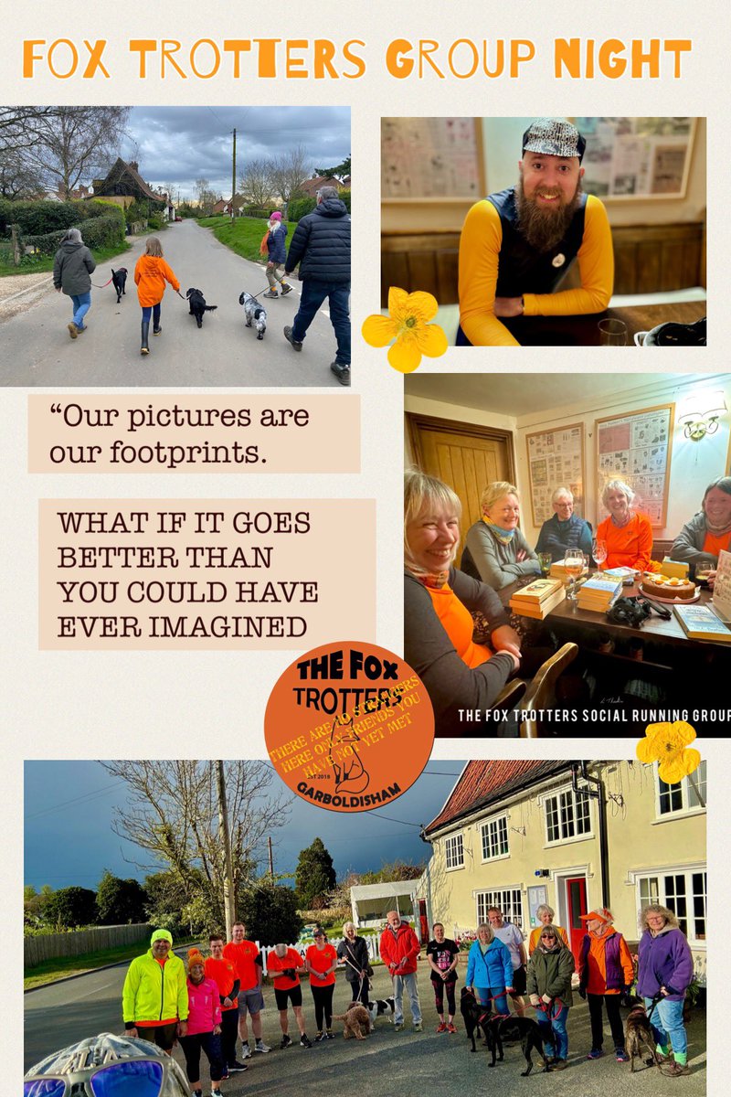 foxtrotters1066's tweet photo. April is #StressAwarenessMonth It’s Wednesday’s group night @6pm @FoxGarboldisham all welcome #runners #walkers #drinkers finish @Fox for drink &amp; chat #runwalktalk or just pop in for chat &amp; drink. #LittleByLittle #stress @GPOstores @UKRunChat @QuitTheSitting @freeweeklytimed https://t.co/I4k4ITHiBv