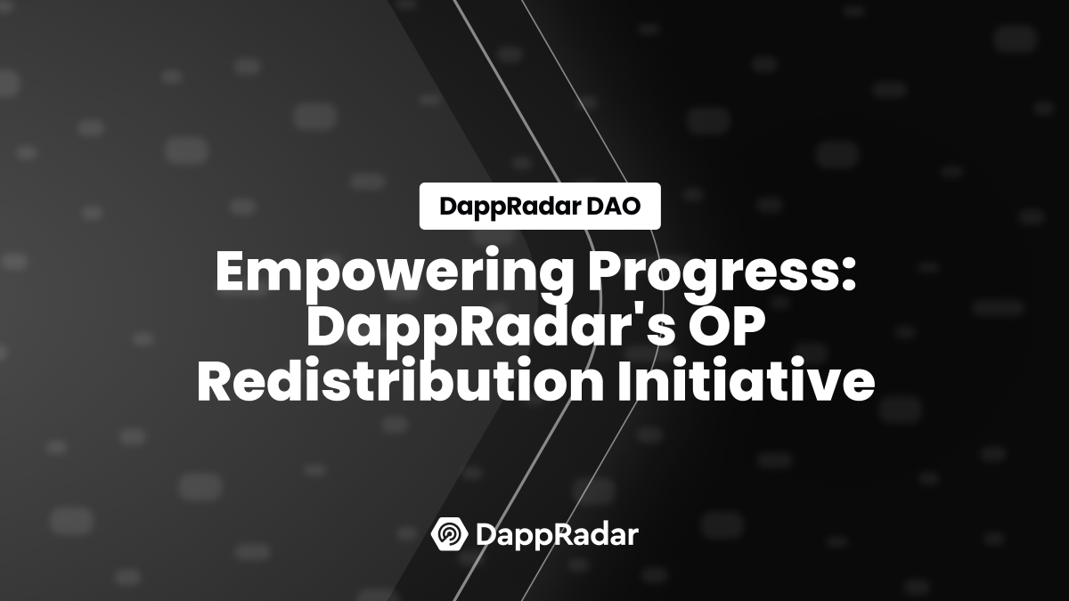 1/ As we progress in our journey with our community, we're enthusiastic about deepening our engagement within the @Optimism Ecosystem. Full update on the forum: gov.optimism.io/t/dappradar-da… Here's a glimpse of what we've been up to 👇🧵