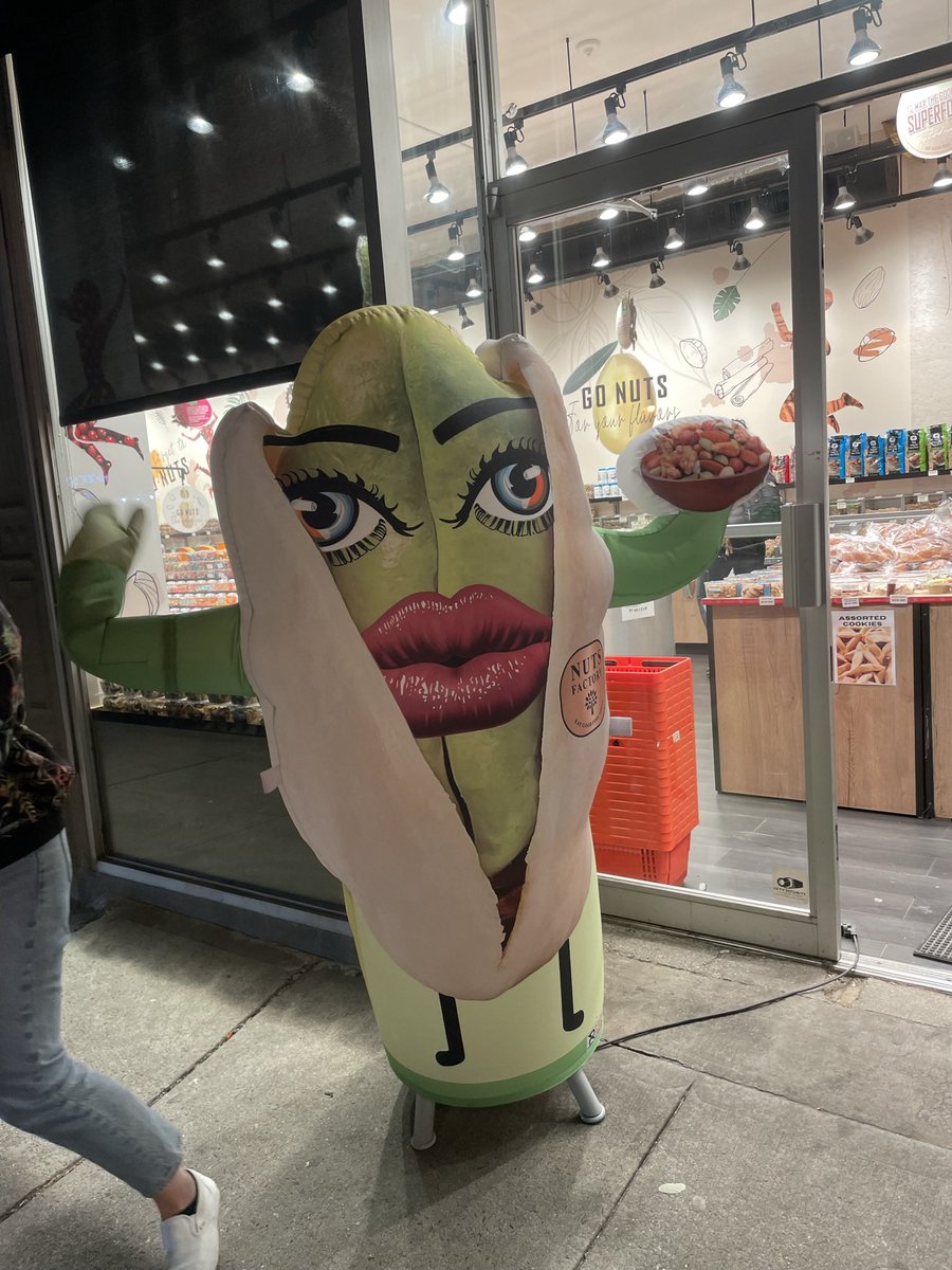 parismartineau's tweet photo. i need a @HellGateNY investigation of all of the various nyc Nuts Factory inflatable nuts and their lore STAT https://t.co/T7hlX60qWh
