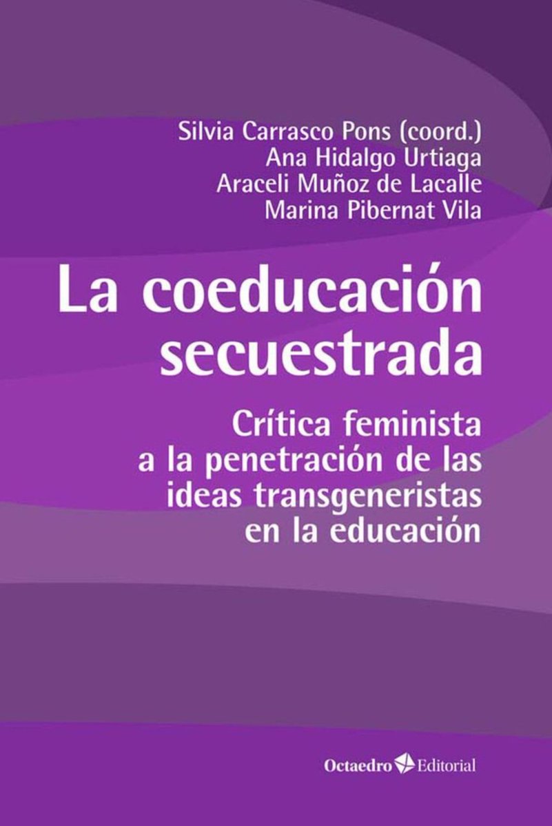 @InesRisotas Te recomiendo leer 'La coeducación secuestrada', para empezar.