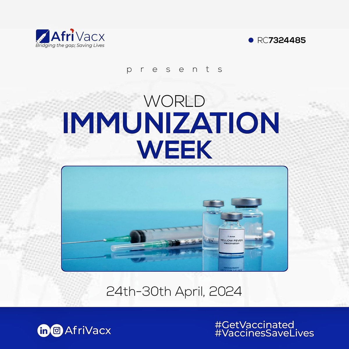 The world immunization week is here!!

It's a time to continue to show appreciation for the beauty of vaccines and how vaccination has continued to save lives!!

#WorldImmunizationWeek 
#VaccinesSaveLives