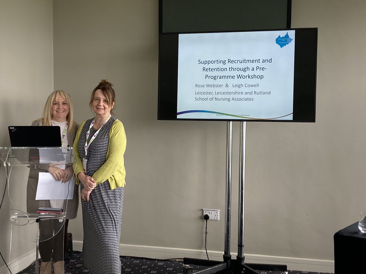 Really looking forward to Rose and Leigh’s session about nursing associate recruitment and retention workshop @RoseWebsternhs @RCNEdForum #RCNEd24