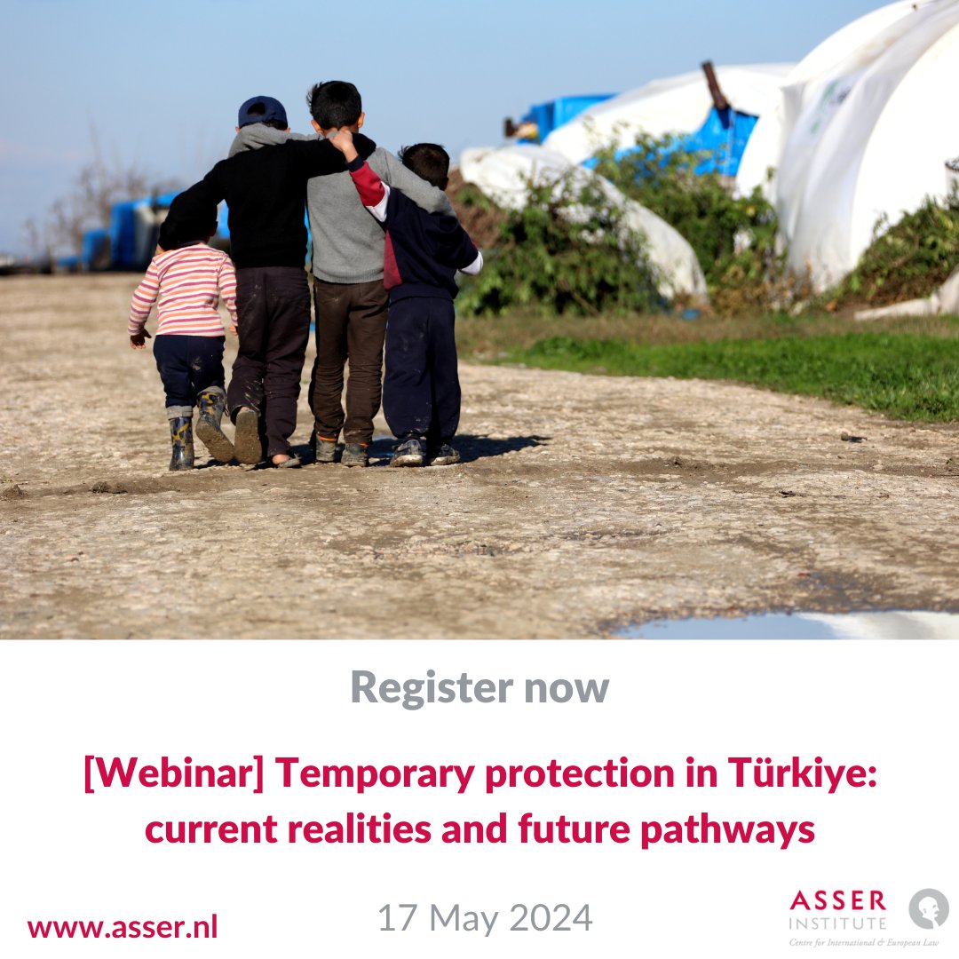 🇹🇷 Can Türkiye's #TemporaryProtection Regulation still meet the needs of Syrian #asylum seekers ten years on? Join our #webinar exploring this topic and possible solutions. 🔗Register now: asser.nl/education-even…