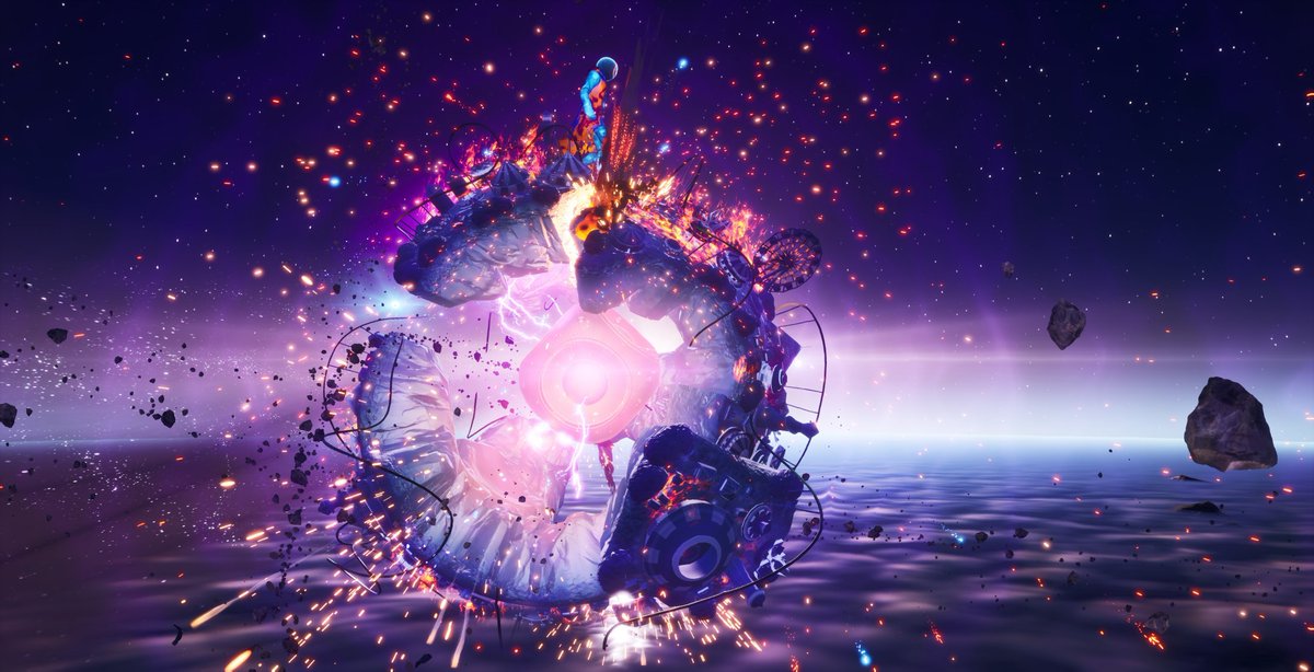 Fortnitec0ntext's tweet photo. Today marks 4 years of Astronomical, Travis Scott's concert, considered by many one of the best events in the entire history of Fortnite https://t.co/pmDCebAznG