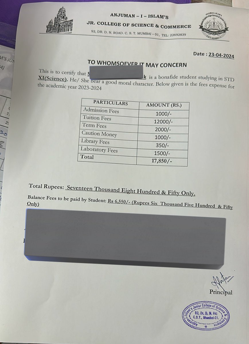 ﷽ A sister studying in Class XI needs help in paying her due fee. Her father lost his job during pandemic and the family is battling financial difficulties since then. Let's help this sister in continuing her education.

Requirement: 6,550 Rs
DM for details.