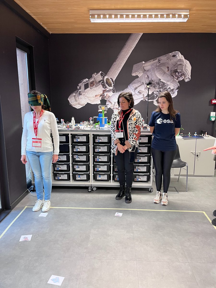 Excited to share our "Teach with the Moon" success! 🌙

👩‍🏫Primary #teachers joined us in Belgium to learn how to use the Moon and its exploration for STEM education.

🌘 From 3D design to programming and crafting a Moon Constitution, they're now ready to inspire their students!