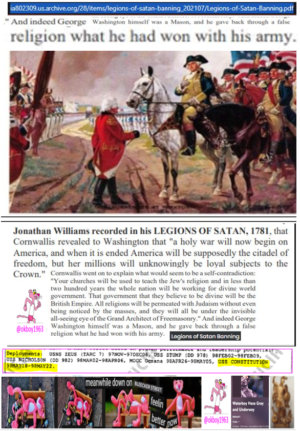 okboy1963's tweet photo. In a right world...
we will all come to understand
America has been in a holy war
since 1781. 🤓☕️...sip, sip.
#LettersToGrandma
#MasonicCanaanites #Bankers
#Doctors #Lawyers #Cornwallis https://t.co/DhdRMdHqPZ