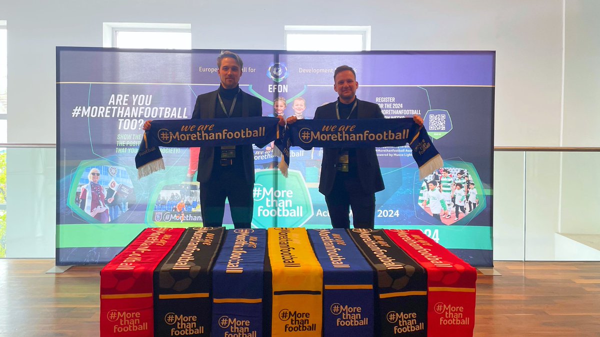 👥Since our conference took place in Warsaw, we are delighted to see @LechPoznan supporting our #MoreThanFootball Action Weeks 2024 campaign! Dziękujemy 🤝 #EFDNConference #EFDNTweet