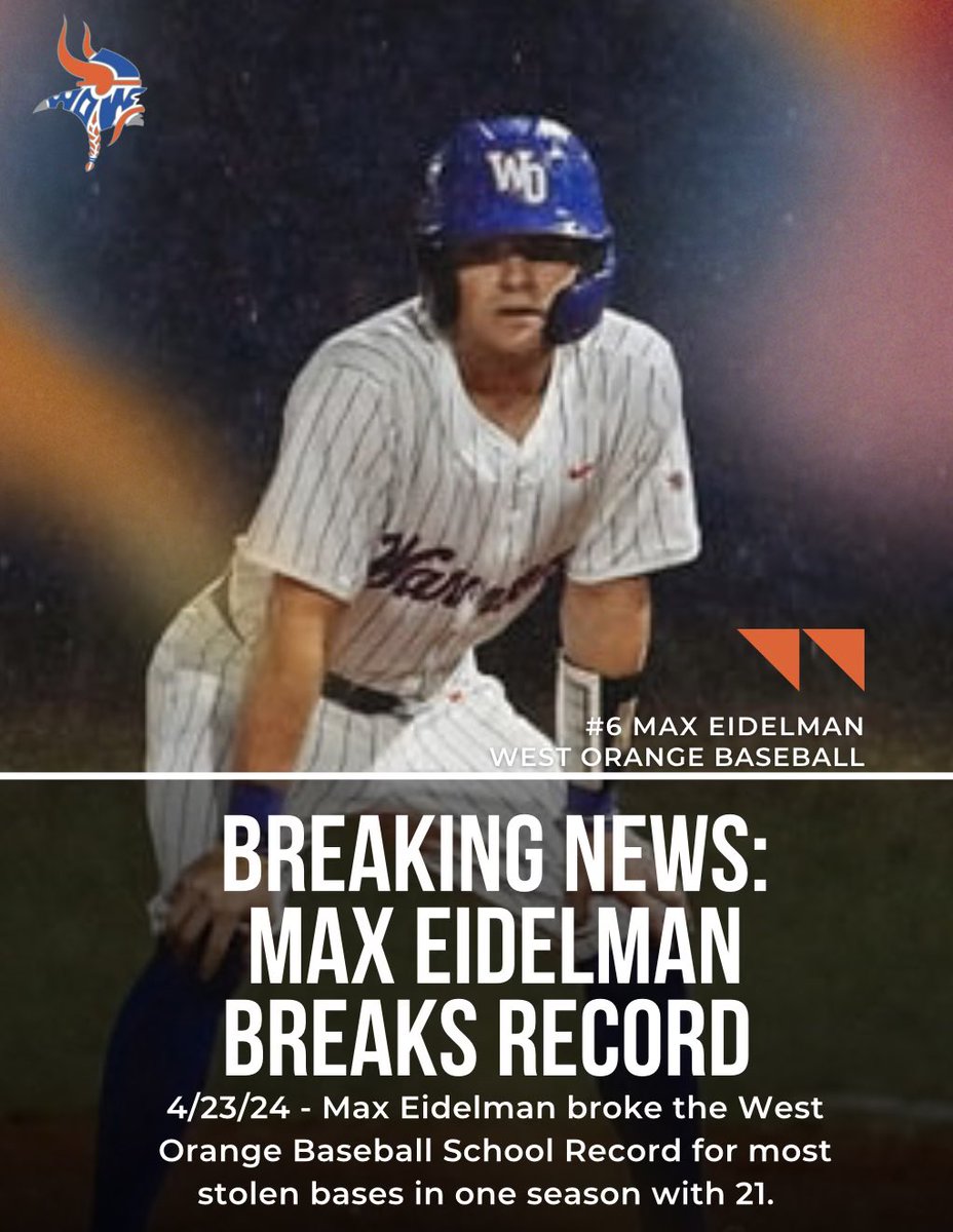 West Orange HS Baseball tweet media
