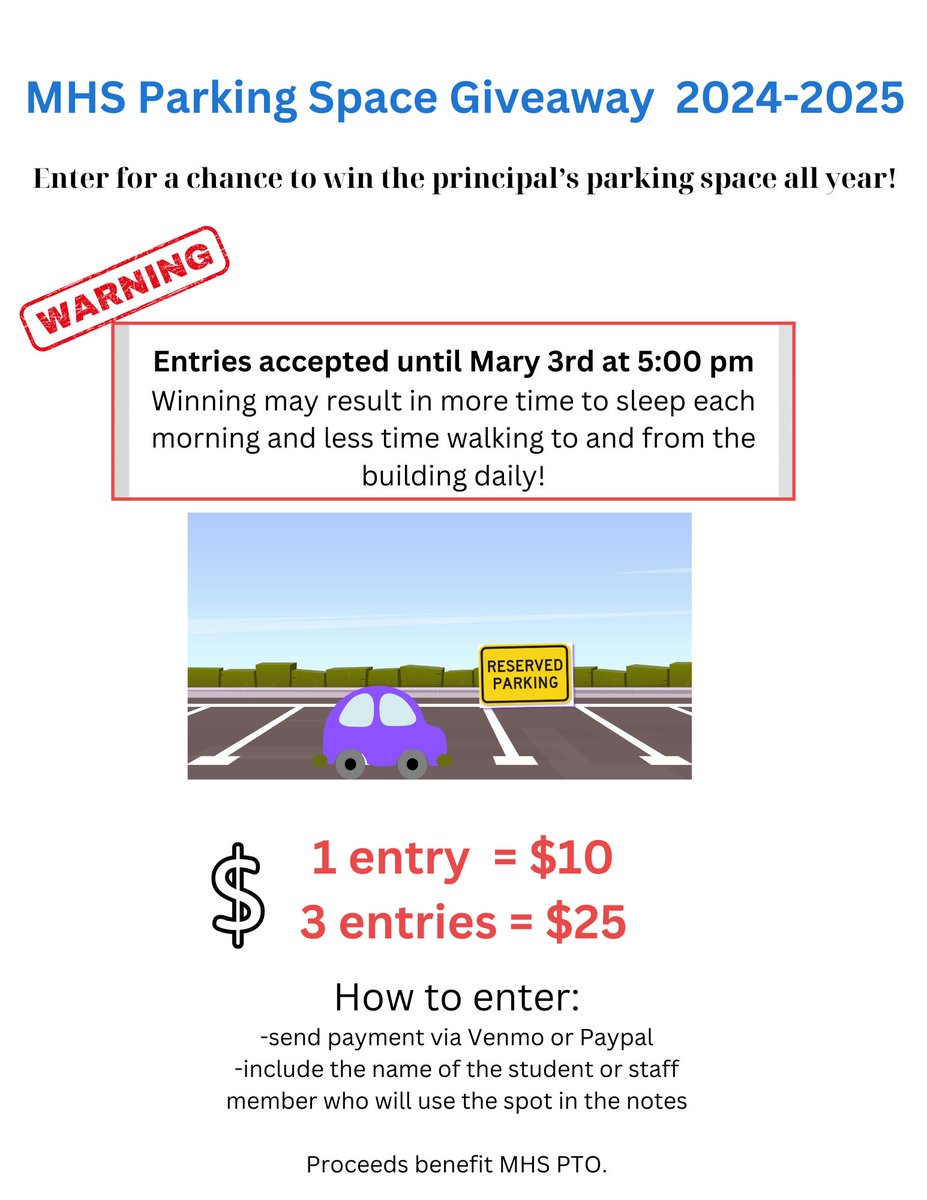 pto_mhs's tweet photo. Enter for a chance to win! https://t.co/5Zbbu6ebgQ      https://t.co/rcydHra2Ht https://t.co/7aSP6UxK1A