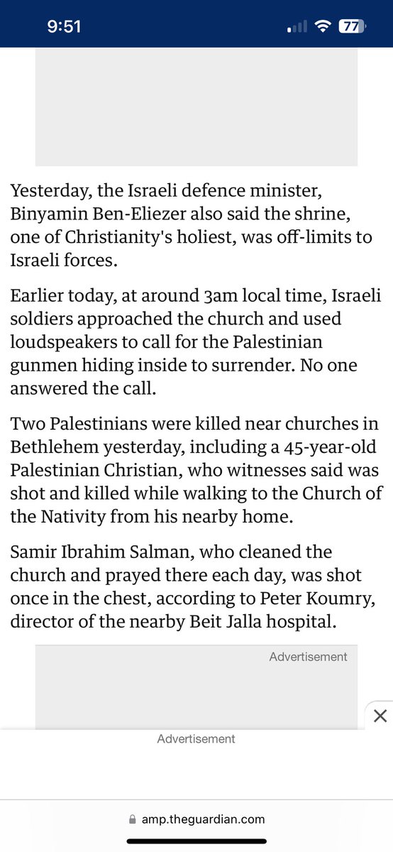 Ik the church isn’t bombed but they still targeted a church in 2002, 22 years ago… are they saying the genocide only started recently?? Yes they only bombed churches recently but that’s also because the siege had never been so violent until a Couple of months ago