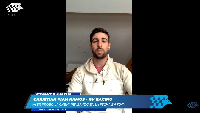 Campeones 🦅 (@campeonesnet) on Twitter photo 🎙️ En #BuenDíaCampeones hablamos con <a href="/ivaan_ramos/">Christian Ivan Ramos</a>, sobre el estreno del Chevrolet del RV Racing.
Miranos en #CampeonesMedia 👉 youtube.com/watch?v=JakBus… 🎙️ En #BuenDíaCampeones hablamos con <a href="/ivaan_ramos/">Christian Ivan Ramos</a>, sobre el estreno del Chevrolet del RV Racing.
Miranos en #CampeonesMedia 👉 youtube.com/watch?v=JakBus…