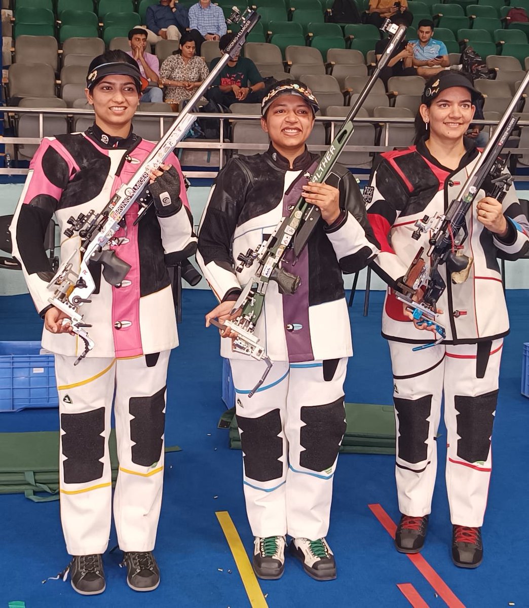 #AsianGames champion and world record holder Sift Kaur Samra, emerged victorious in the first women’s 50M Rifle 3 Positions (3P) #Olympic Selection Trial (OST T1), even as Niraj Kumar outgunned his four rivals in the corresponding men’s event, as the on-going OSTs 1&2 at the Dr.…