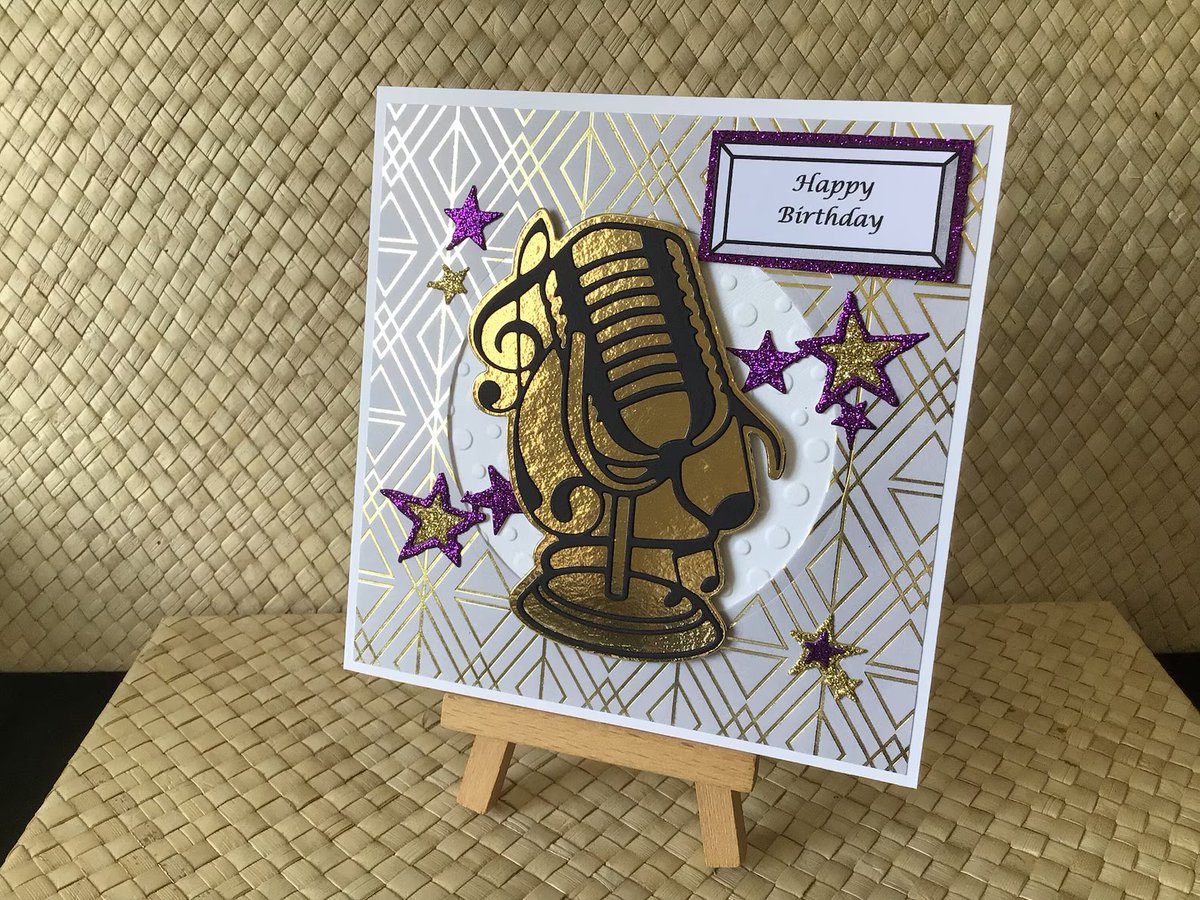 Retro Microphone Card, Art Deco Style Gift, Broadcaster Design etsy.me/3w5f1tA via @Etsy

#bizhour #mhhsbd #TheCraftersUK #OOAK #openmic