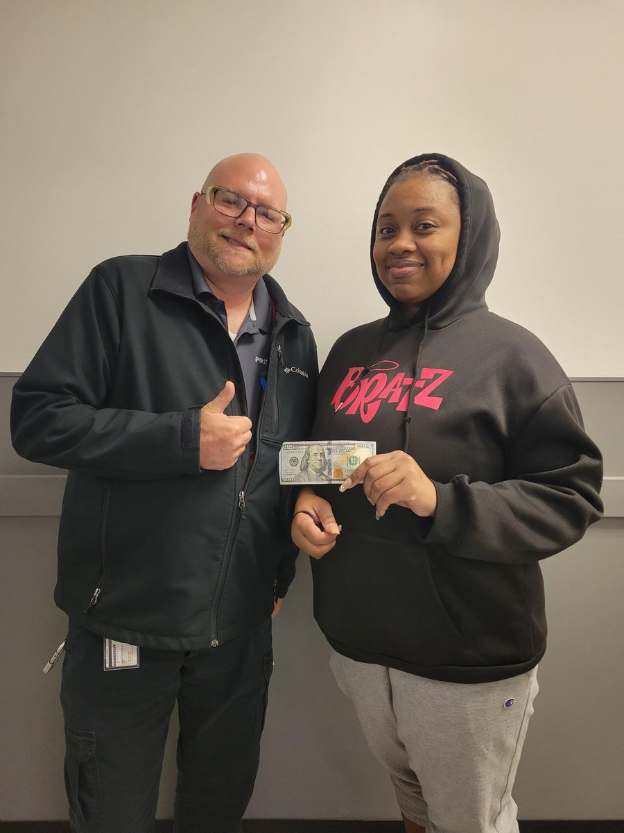 Jamillah referred Ja-Shia and got $100! Check out or refer-a-friend program to get your $100! Go to pridestaff.com/referafriend or call us today for more information (864)987-9006. #jobs #referralbonus #referral #yeahthatgreenville #pridestaff