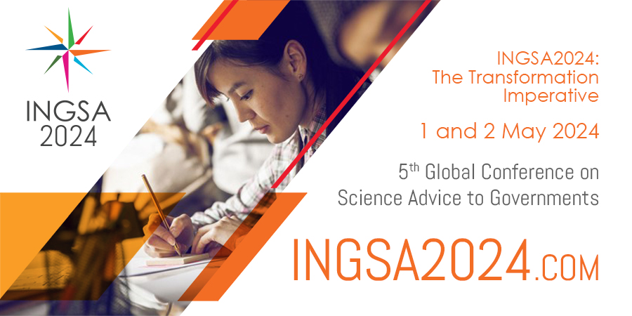 #INGSA2024 will delve into Qs surrounding the development and reception of a more interconnected approach to science advice. We encourage you to take part & help give greater attention to the systematic use of evidence as we called for in our report ingsa2024.com