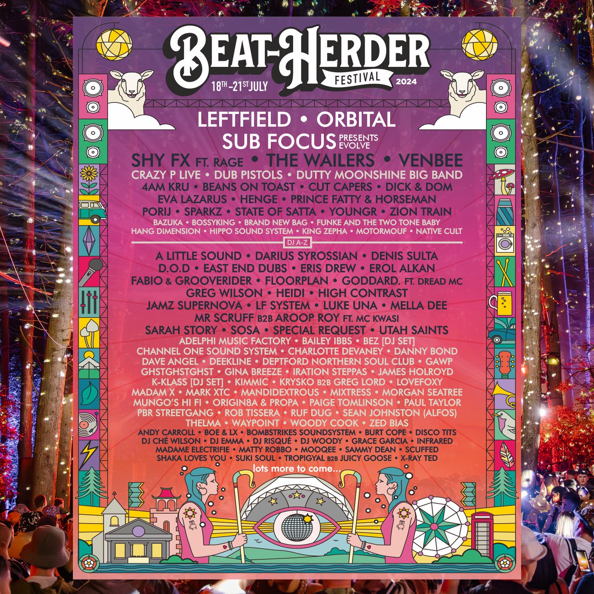Festaff's tweet photo. .@Beatherder Festival is an annual event celebrating beats and quirkiness. Starting in 2006, the 4 day event welcomes thousands of visitors and has music from dubstep to reggae, punk, house and many more. https://t.co/cpTQH3BNSs
#summer2024 #Festaff #MusicFestivals https://t.co/p8DONLLrSi