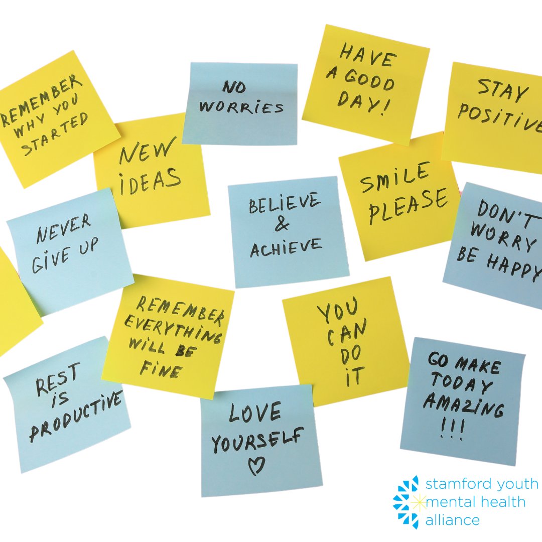 Incorporate affirmations into your daily routine. Whether you write them down, say them out loud or repeat them silently, affirmations have the power to shift your perspective and boost your mood. #StamfordYouthMentalHealthAlliance #StamfordYMHA #StamfordCT #YouthMentalHealth