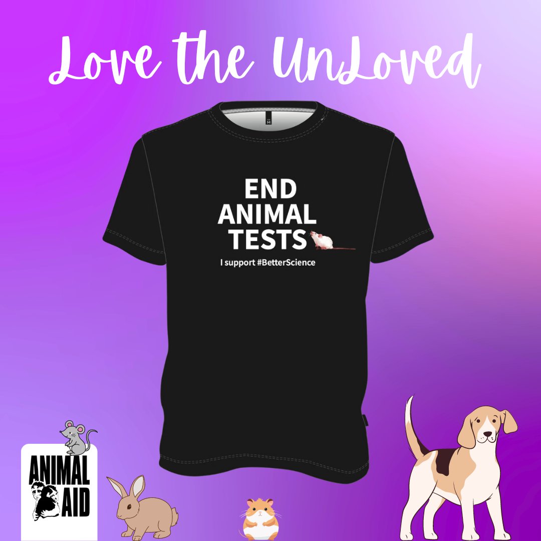 Today is World Day for Animals in Laboratories. 💔

Show support for our vital campaign against animal experiments by wearing our latest t-shirt! Available in the Animal Aid shop

#WDAIL #EndAnimalExperiments #BetterScience