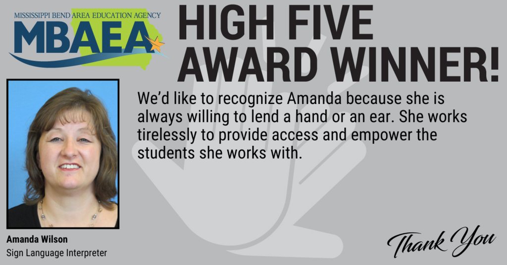 MBAEA and her students are so lucky to have Amanda!