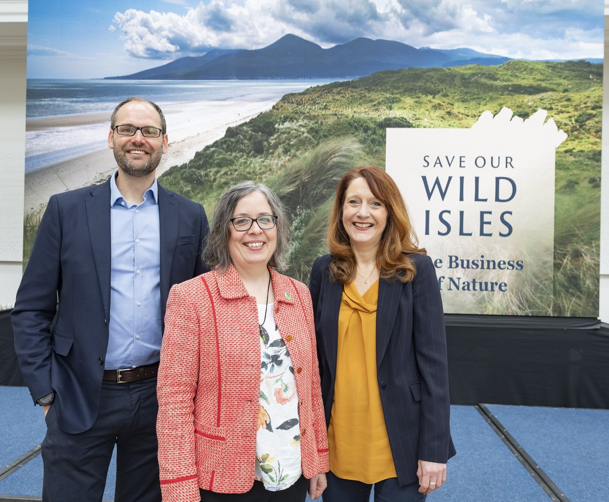 Today's 'Save our Wild Isles' Business Breakfast at Titanic Hotel, Belfast, showcased 'The Business of Nature' film & insightful panel discussions on the UK nature crisis. Thank you to our panelists and attendees for your time this morning. #SOWI #NationalTrust🌿