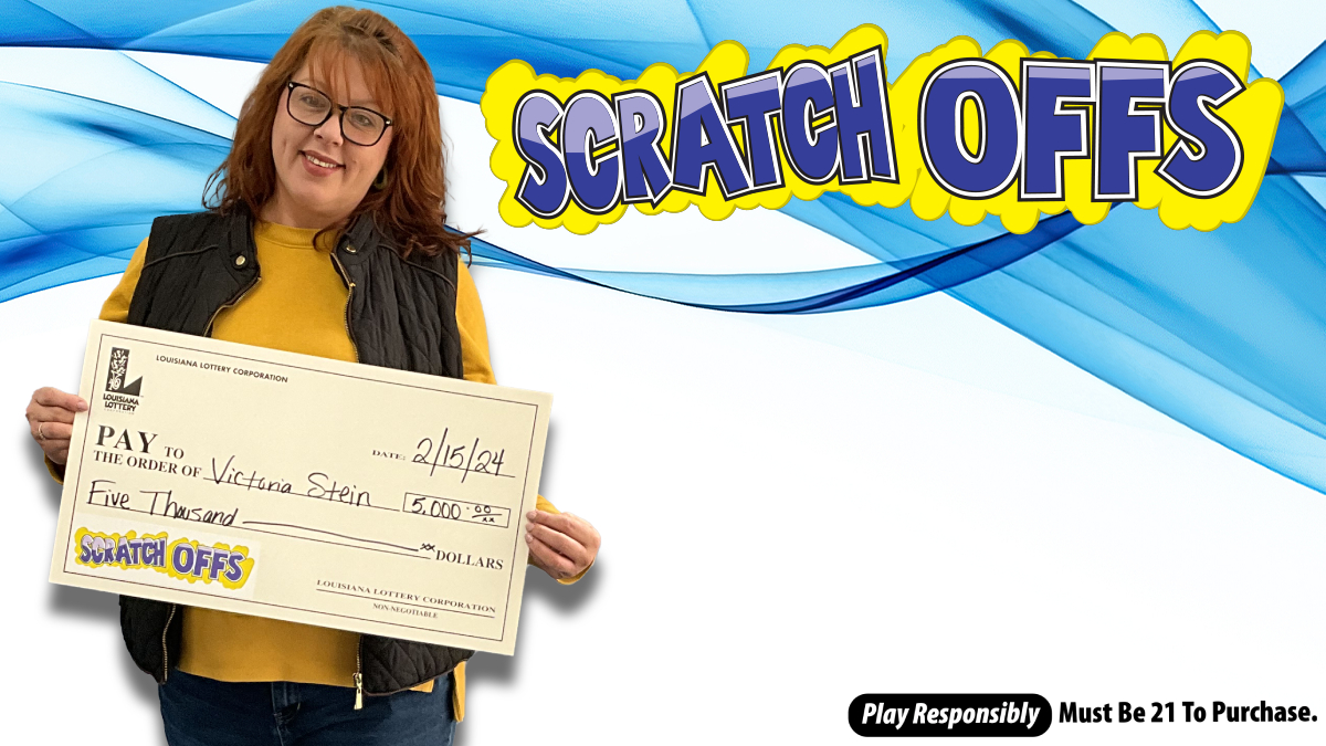 Victoria Stein of Golden Meadow won $5,000 playing a Power 5X scratch-off ticket! ⚡ Congratulations! brnw.ch/21wJ8dz #WinnerWednesday