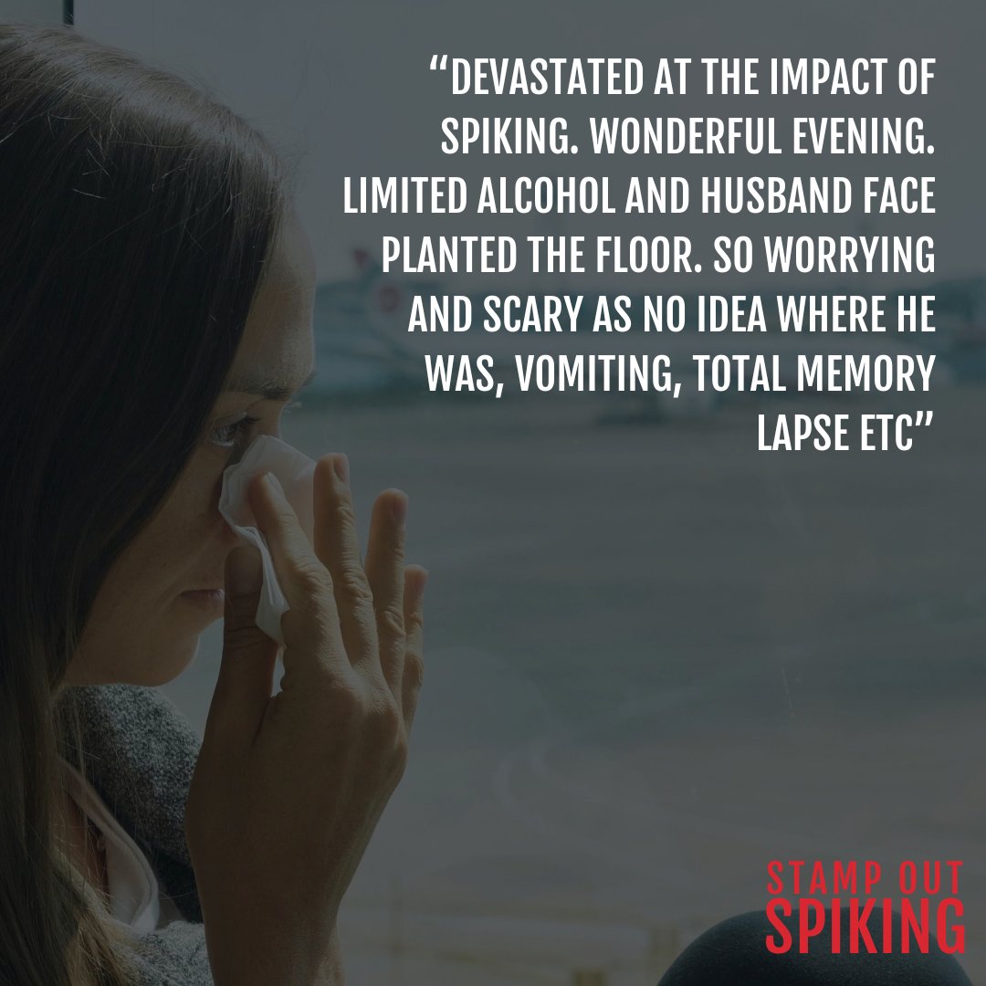 This story shows just how spiking can escalate something small, fun and casual into something 'devastating'. Thank you to all the brave victims who have shared their story with us. #drinkspiking #vapespiking #injectionspiking #antispiking #spiked #stampoutspiking #spiking