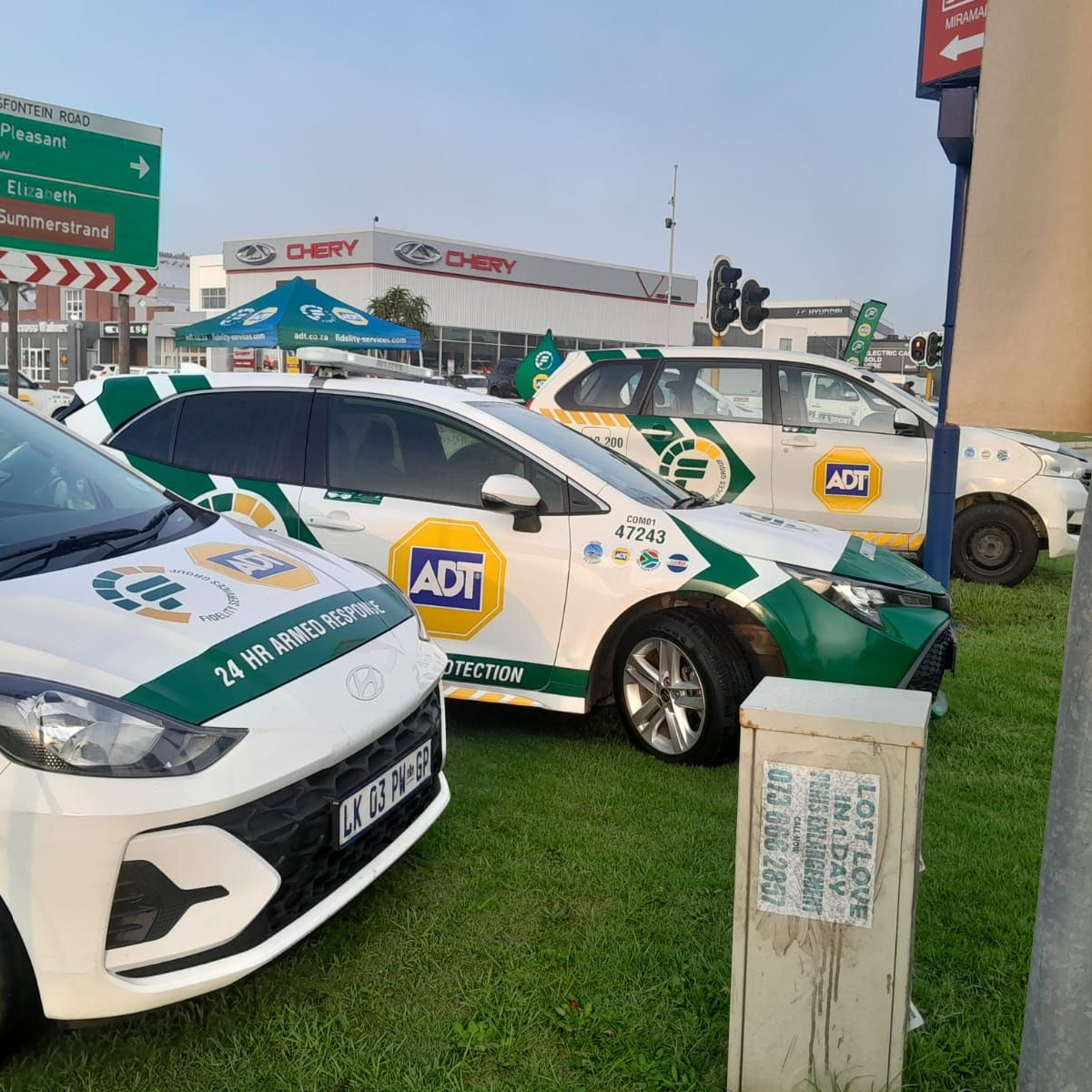 Bringing our brand to you! Our Fidelity team was up early, connecting with the community at Builders Intersection in Walmer Heights. Let's talk safety and security. Just give us a holler!

#FidelityADT #Gqeberha #operations #WeAreFidelity