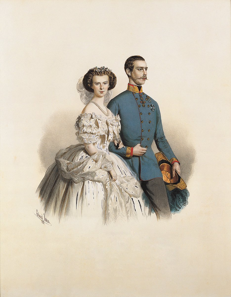 🔔 Happy #wedding anniversary, #Empress #Elisabeth & Emperor #FranzJoseph! On this day 170 years ago, the imperial couple got married in Vienna. It was the beginning of a myth that fascinates us to-date! 💐 📷 © SKB