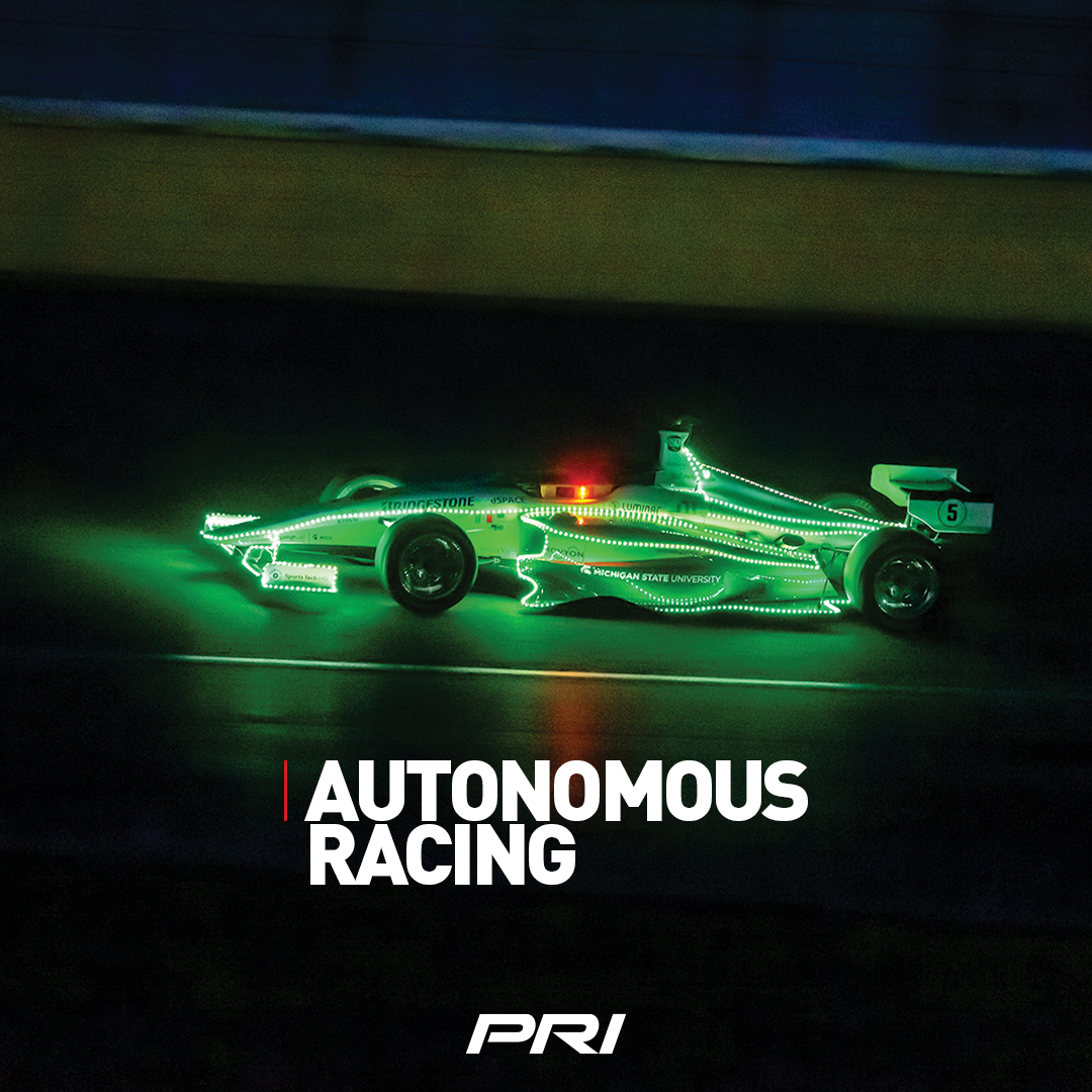 Although the drivers are written in code, the racing competition is no less fierce. Discover more about the evolution of autonomous racing! bit.ly/autonomousraci…