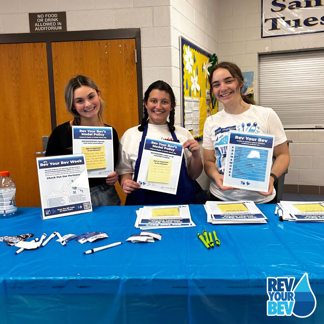 Way to go, King George High School! Our #YStreetMovement is on 🔥 with getting our schools super pumped up about adopting @revyourbev's policy. Let's keep the momentum and make #RevYourBevWeek unforgettable! 🤩 #RevYourBev @KGCSdivision1 @HealthyYouthVA