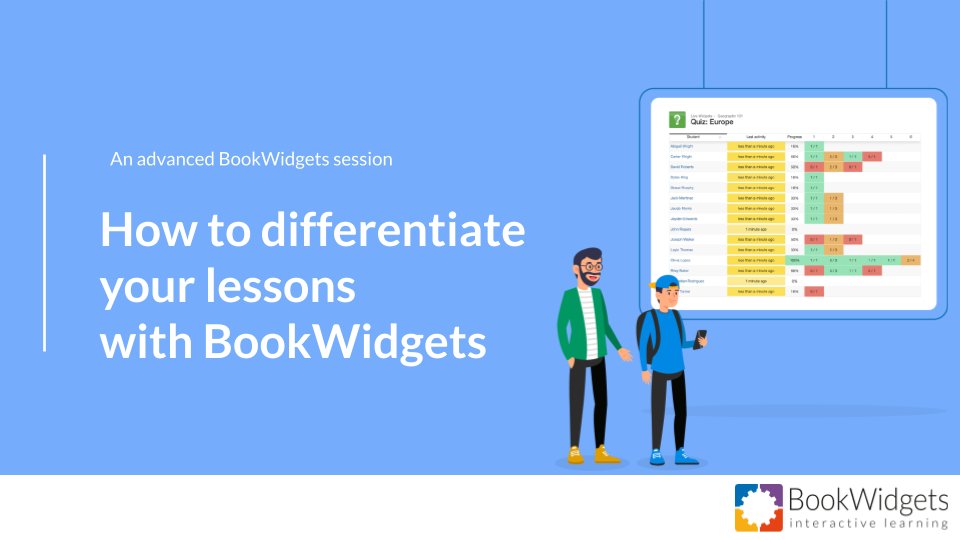 🗓️ Just one week left until our Wednesday webinar! 🗓️ How to Differentiate your Lessons with BookWidgets Secure your spot: bit.ly/45TpKUg Don't miss out on valuable insights and strategies – register now #Webinar #ProfessionalDevelopment