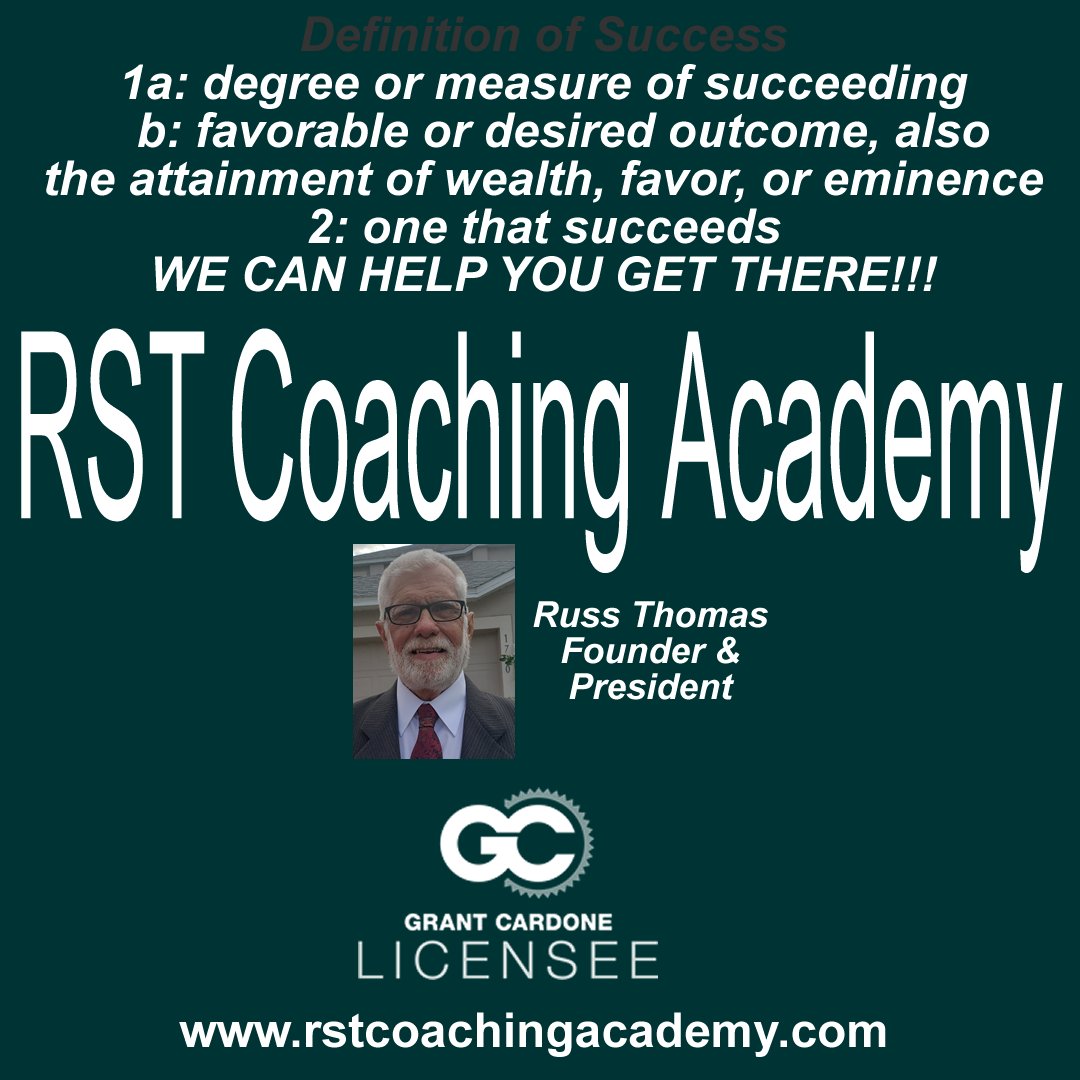 Are You 'Successful?'  rstcoachingacademy.com  #grantcardone #salestraining #coaching #mentoring #personaldevelopment #personalcoach #businessdevelopment #businesscoach #entrepreneur #motivation #personalcoaching #businesscoaching #growyourbusiness #grantcardonelicensee