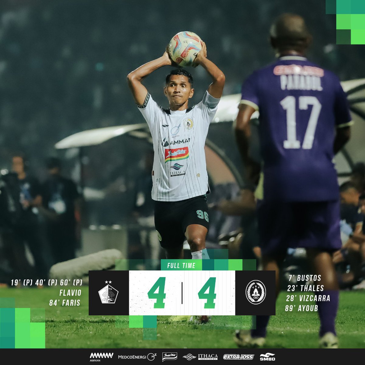 FT: Persik 4-4 PSS #PSS #MoveForward #PersikVsPSS #PSSday