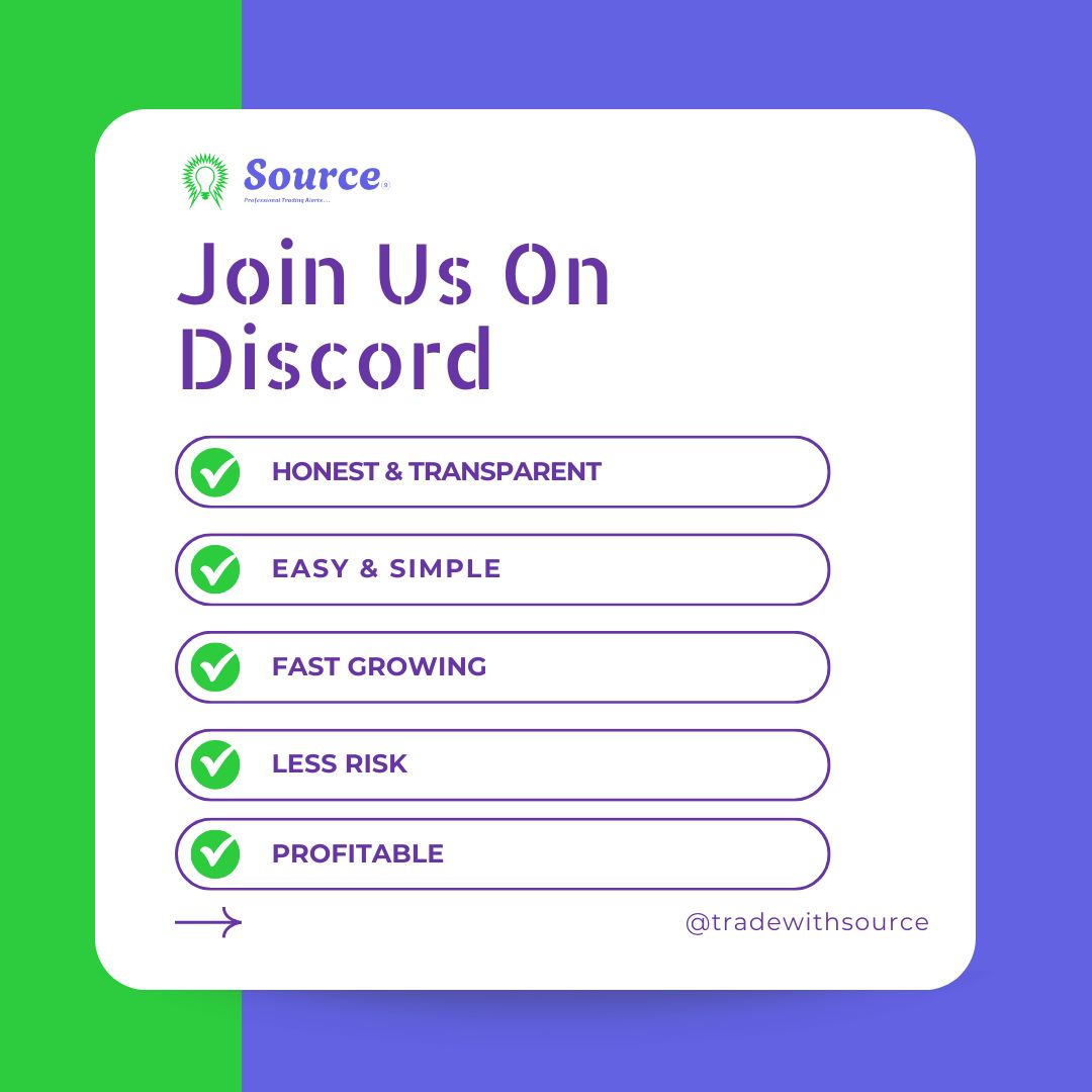 Join the conversation and level up your trading game with us on Discord!
📲 For more details & insights, go to: @tradewithsource
.
.
.
#tradingsignals #tradingview #tradinglifestyle #TradingRevolution #AutomatedInvesting #FinancialFreedom #investmentfund #passiveincome #trading