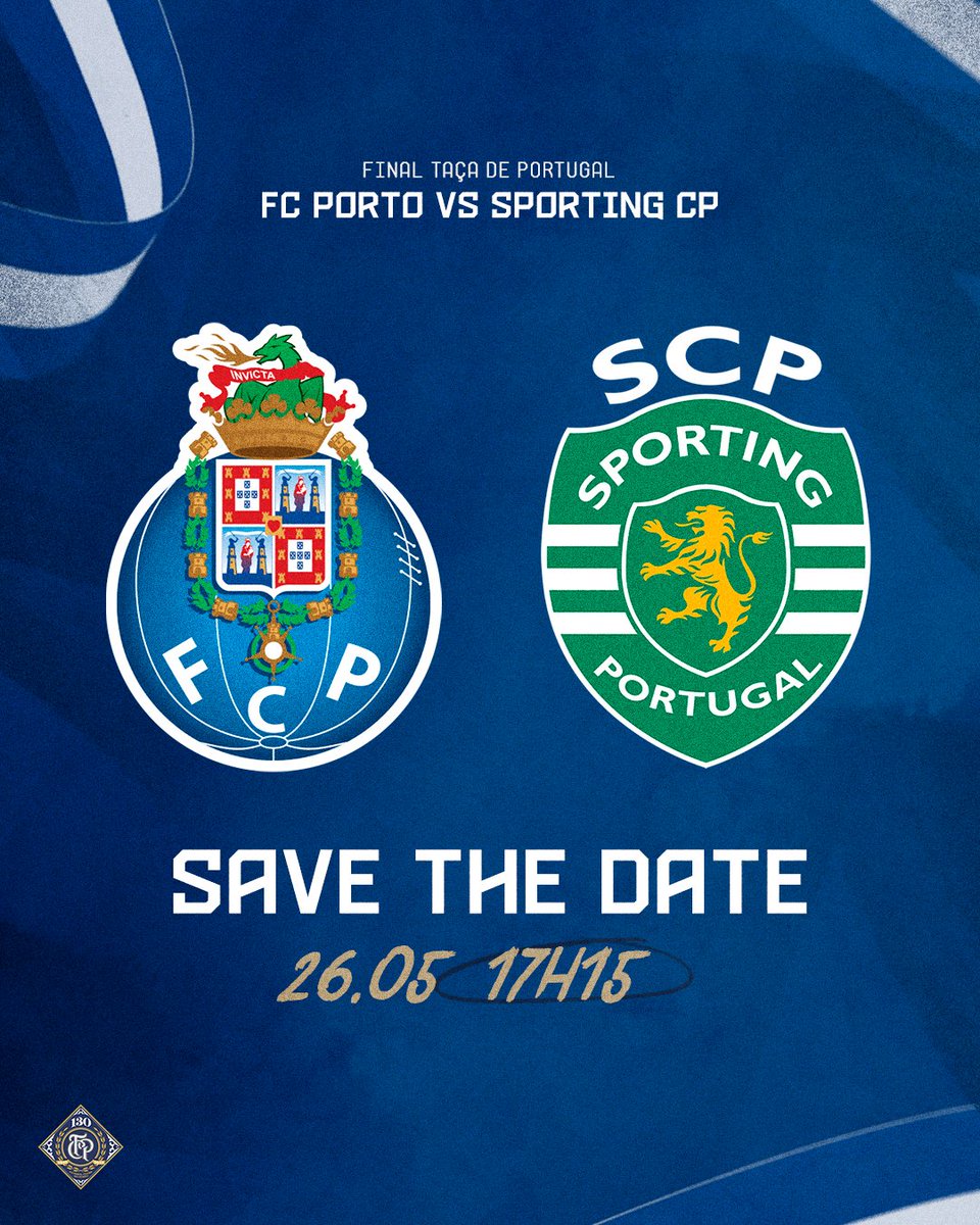 #SaveTheDate Final da Taça de Portugal 🔵⚪

#FCPSCP