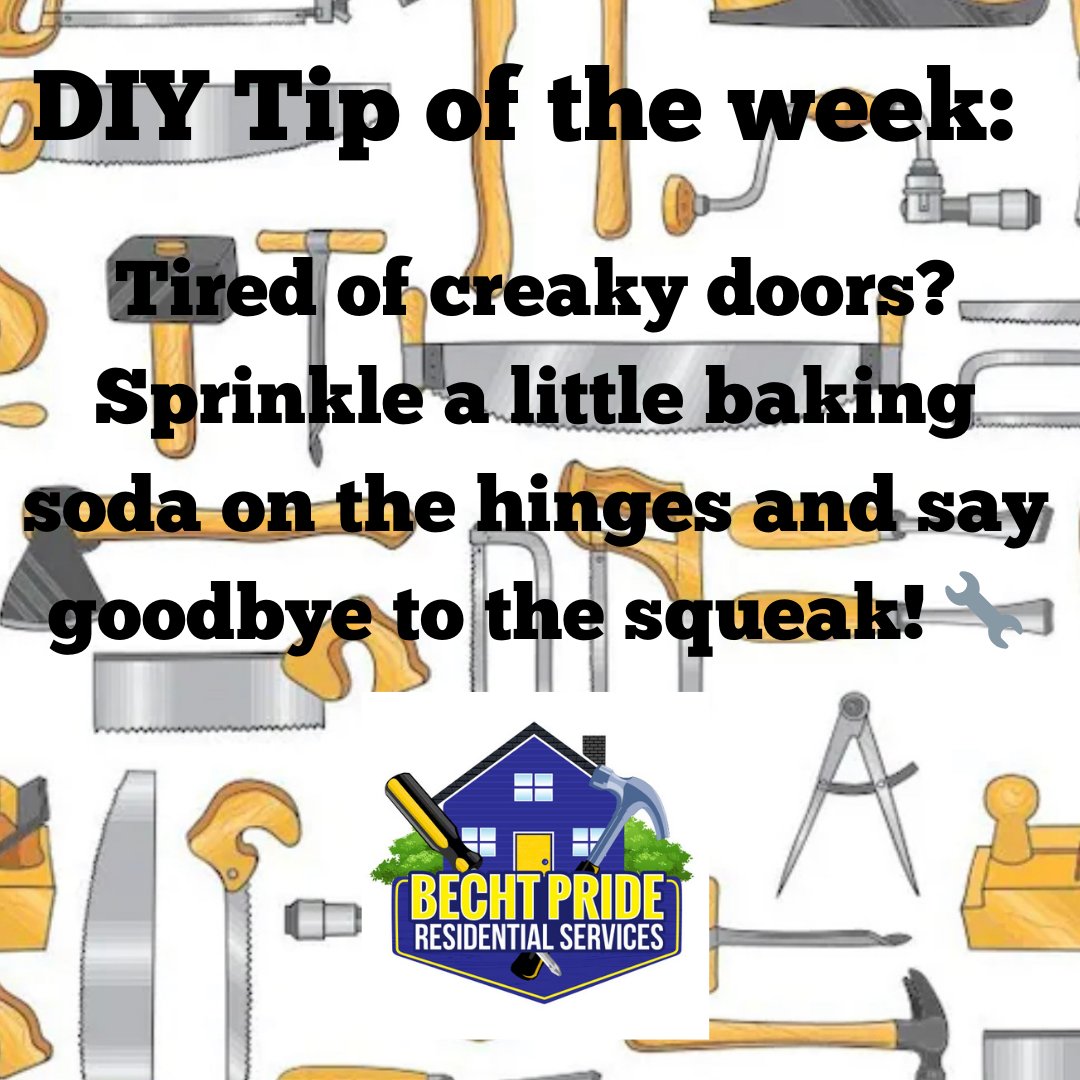 Got squeaky hinges? Try this hack! For all your home repair needs, give us a call at 317-783-2390. 

#bechtpride #DIY #hacks